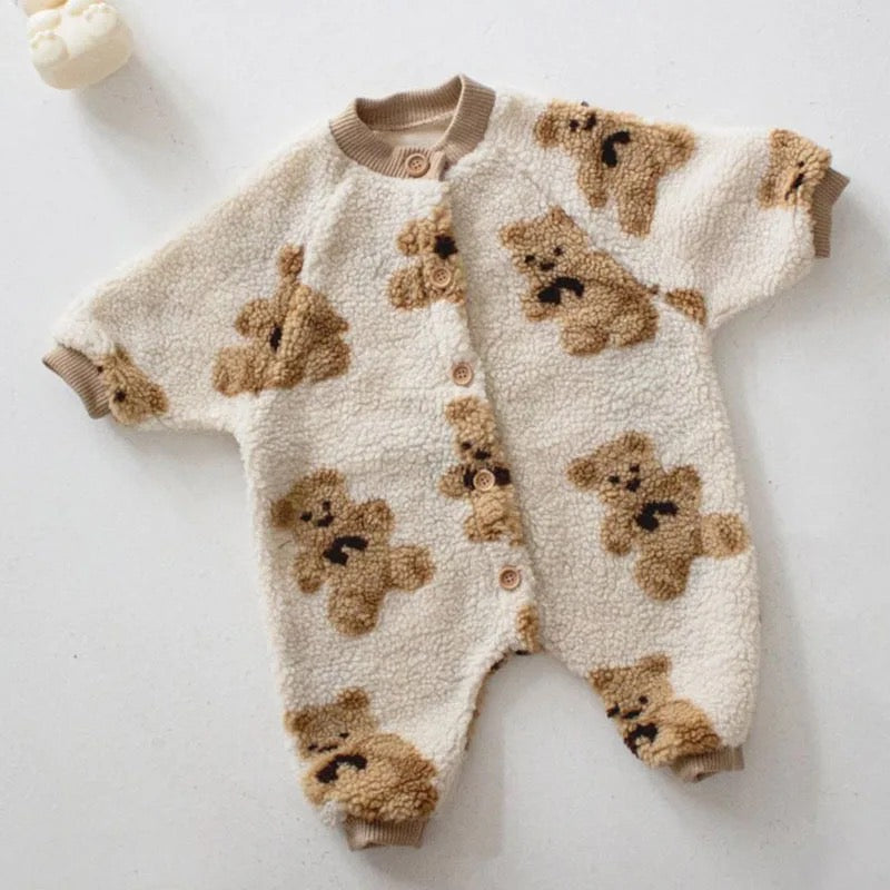 The Boucle Bear Romper